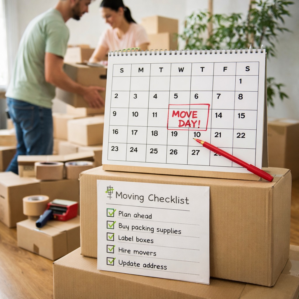 ¿Cómo preparar la mudanza?