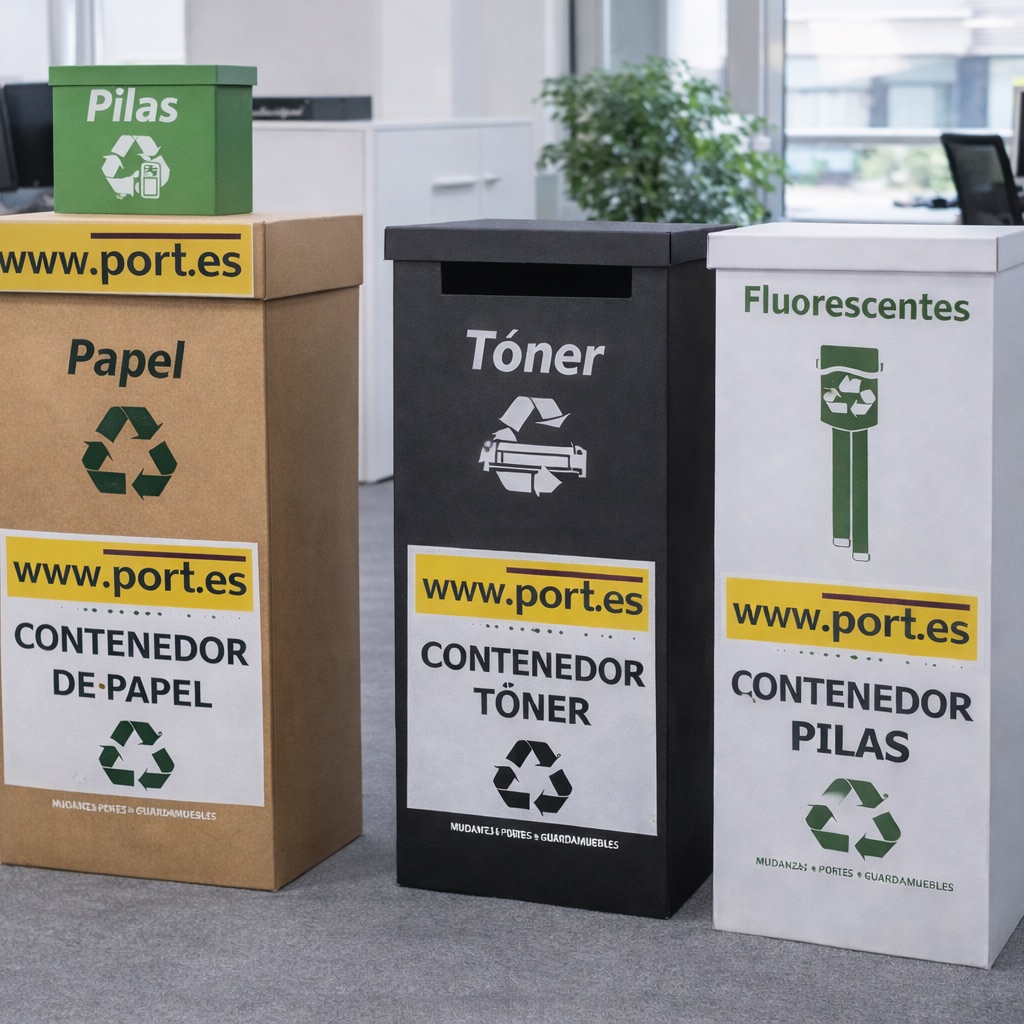 Contenedores de reciclaje